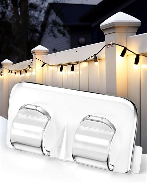 clips for hanging outdoor lights.